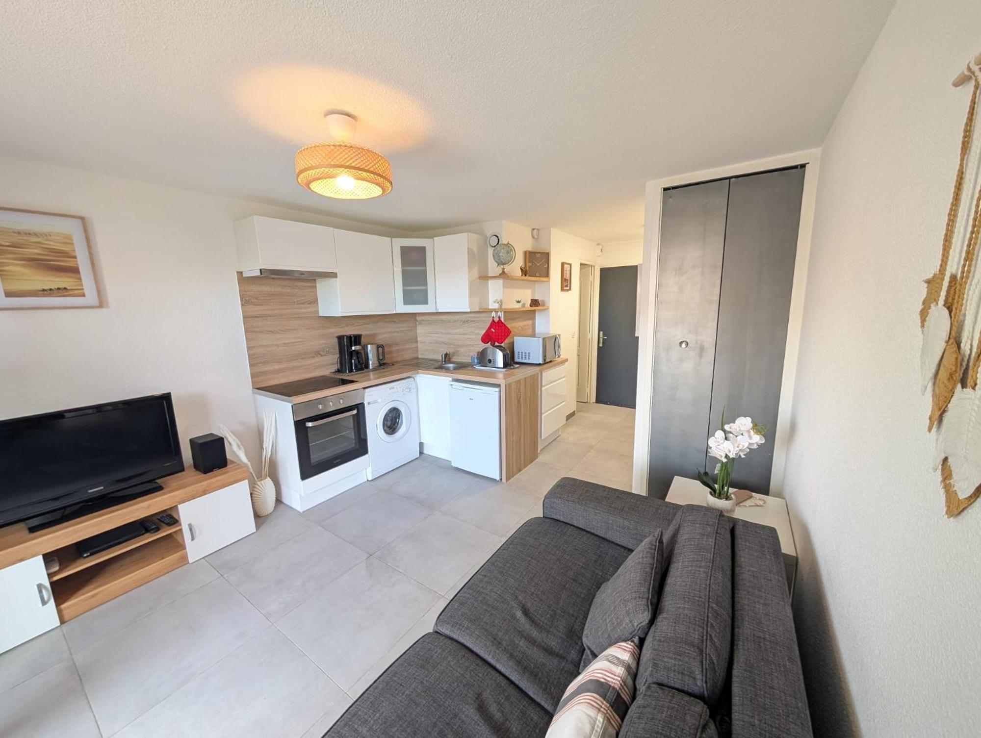 Studio Cabine 4 Personnes Cap D'Adge Agde Exteriör bild